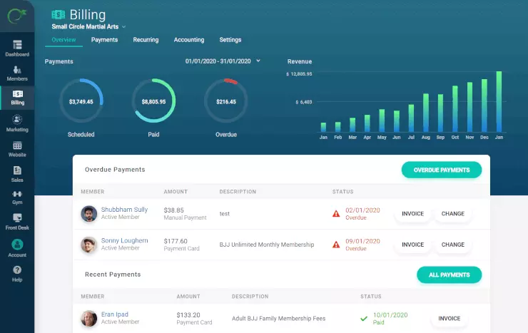 Billing Dashboard